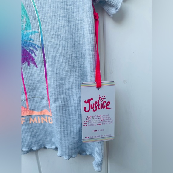 NWT Justice Girls 2PC Short Sleep Set 2 Piece Lot Size L Plus (10Plus) MP - Picture 6 of 16